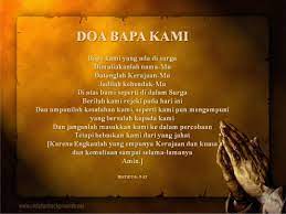 Berkatilah kami semua yang di kelas ini. Doa Bapa Kami Rohani Doa Kristus