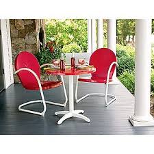From Kmart They Also Have A Rocker And Double Glider Retro Patio Furniture Metal Patio Furniture Decor