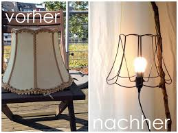 Alter Lampenschirm Wird Neue Stehlampe Upcycling Diy