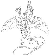 Godzilla vs mechagodzilla coloring pages page games mecha pa for. Keizer Ghidorah Explore Tumblr Posts And Blogs Tumgir