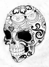 Sugar Skull Tattoo Stencil 19 Skull Tattoo Design Sugar Skull Tattoos Skull