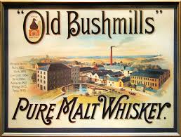 Пару постеров старой рекламы алкоголя. Ирландский виски Bushmills История,Алкоголь,Крепкие напитки,Реклама