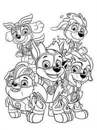 Kids N Fun 24 Kleurplaten Van Paw Patrol Mighty Pups In 2020 Kleurplaten Gratis Kleurplaten Dieren Kleurplaten