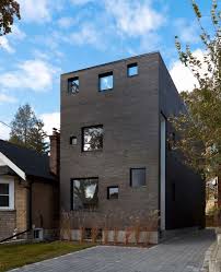 Blanc, buff, cafe, charcoal, grey, rosse and vino; Smoky Rectangular Abodes Charcoal House By Atelier Rzlbd