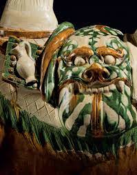 Imperial ferghana horse, sturdy body and leg are generally breed for their speed and endurance. A Magnificent Sancai Glazed Pottery Figure Of A Bactrian Camel And A Foreign Groom Tang Dynasty Ad 618 907 Alain R Truong