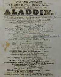 The First English Play Based On The Aladdin Story Was Written By John O Keefe In 1788 For Covent Garden This Was Foll Arabian Nights Entertaining English Play