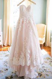 Blush Pink Wedding Dresses High Low Vintage Lace Wedding Dress For Brides From Angeldress Wedding Dresses High Low White Lace Wedding Dress Pink Wedding Gowns