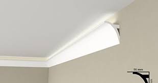 stuckleisten lichtprofil fur indirekte led beleuchtung von wand und decke stuckleiste aus hartschaum wdml 20 eclairage indirect plafond design deco plafond