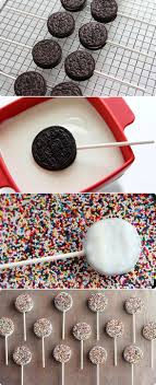 Chocolat Blanc Biscuits Oreo Pops Chocolat Dessert Desert Bricolage Recettes Oreos Dese Biscuits Blanc Bricolage Choc Oreo Sucettes Orep Recette Oreo