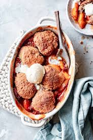 I prepared this peach cobbler in advance of the move a few weeks ago, and i basically haven't stopped thinking about it since. Crazy Good Vegan Paleo Peach Cobbler The Bojon Gourmet