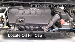 My 2009 corolla s had 109k on it when i bought it three years back. How To Add Oil Toyota Corolla 2009 2013 2010 Toyota Corolla S 1 8l 4 Cyl