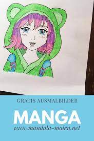 Color 2 sets of 25 anime manga girls artwork! Mandala Malen å¸–å­ Facebook