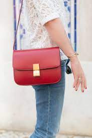 spice it up subtle fashion moves that will add flair to your outfits celine classic box red bag outfit bags