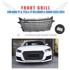 Tts Style Tt Chrome Black Grill Air Intake Front Grille Fit For Audi Tt Mk3 8s 2015 Audi Tt Audi Front Grill
