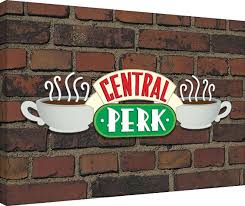 Ross geller, rachel green, monica geller, joey tribbiani, chandler bing, and phoebe buffay are six 20 something year olds living in new york city. Leinwand Poster Bilder Friends Central Perk Brick Wanddekorationen Europosters