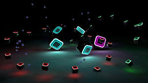 Night, city, light, pixel art, metropolis, neon, lighting, relaxing. 4k Resolution Neon Wallpaper Hd Neon Wallpaper Desktop Hd