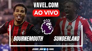 Bournemouth x Sunderland AO VIVO hoje na Premier League (0-0)