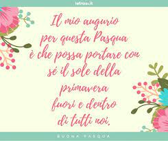 Auguri di buona pasqua. la redazione inserita: Lefrasi It Di Twitter Il Mio Augurio Per Questa Pasqua E Che Possa Portare Con Se Il Sole Della Primavera Fuori E Dentro Di Tutti Noi Auguri Https T Co Rv4dcath8t Https T Co Pqiikuhqws