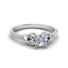A wide variety of princess cut diamond wedding rings options are available to you, such as main stone, jewelry main material, and plating. Petite Celtic Princess Cut Diamond Engagement Ring In 14k White Gold Fascinating Diamonds