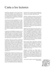 Un lector de matrículas ayudó a los agentes de la ciudad estadounidense de deltona a localizar a un hombre buscado por una serie de robos en taquillas de gimnasio en el estado de florida, comunicó la oficina del sheriff del condado de volusia. Pdf Carta A Los Lectores