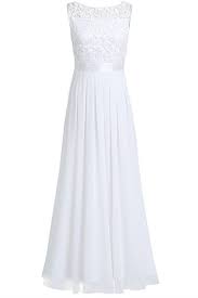 Iefiel Damen Kleid Festliche Kleider Brautjungfer Hochzeit Cocktailkleid Chiffon Faltenrock Elegant Langes Aben Brautjungfernkleid Langes Abendkleid Abendkleid
