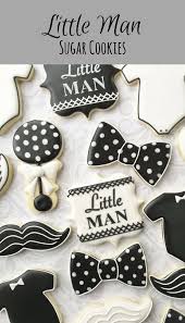 Baby Boy Png Black And White Little Man Black And White Baby Cookies One Dozen 12 Decorated Sugar Cookies Affiliate Baby Shower Cookies Baby Boy Cookies Baby Cookies