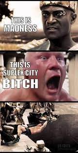 This Is Suplex City Wrestling Memes Wwe Funny Wwe Memes