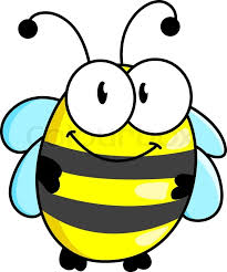 Bumble honey bee cartoon character. Cartoon Cute Striped Little Bumble Bee Stock Vector Colourbox