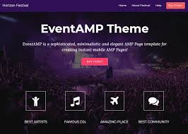 Event Website Template Awwwards Nominee Free for both personal and commercial use.