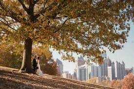 The exact time in atlanta Perfect Weather Today For A Piedmont Park Wedding Atlanta