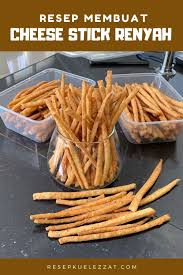 Selain gurih, teksturnya yang renyah juga membuat siapapun ketagihan mencicipinya. Resep Cheese Stick Renyah Gurih Dan Enak Resep Makanan Penutup Ide Makanan Resep