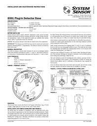 Fire alarm wiring diagram addressable control panel luxury. System Sensor B501 User Manual 2 Pages