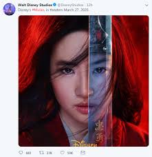 Prodotto dalla walt disney animation studios per la walt disney pictures , e nono film prodotto durante il rinascimento disney , è il 36º classico disney. Disney S Live Action Film Mulan Released First Trailer Cgtn