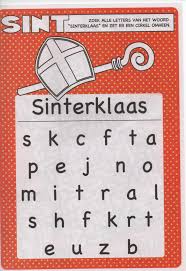 Zoek De Letters Sinterklaas Sinterklaas Letteren Thema