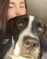 Whose dog is shivering in the cold?