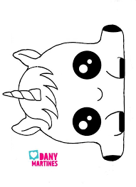 Dibujos Para Colorear Kawaii Unicornio