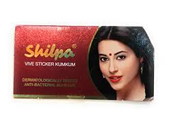 Amazon Com Shilpa Bindi Vive Sticker Kumkum Pack Of 3