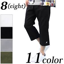 All 11 Colors Of Cropped Pants Men Seven Minutes Length Cropped New Work Short Pants Kangol Comment Perception Goal Chino Twill Cotton Cotton Knee