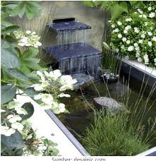 Cara membuat halaman rumah jadi indah. Desain Kolam Ikan Di Halaman Rumah Water Feature Pertamanan Belakang Rumah Taman Indah