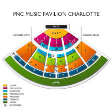 Pnc Music Pavilion Seating Chart Charlotte Www