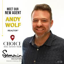 We are excited to welcome Andy Wolf to the Semonin family! Andy is a  husband and father of two daughters. Before his career in real estate, he  was as a chef, having