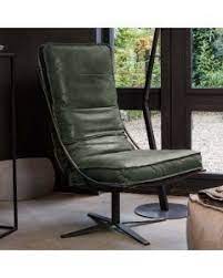 fauteuil brutus donkergroen darkgreen fauteuil fauteuil leer meubels