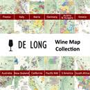 De Long Wine Maps Regional Maps And Grape Charts