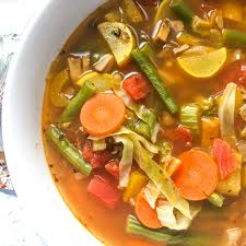 This low calorie and low carb vegetable soup is my super tasty version of that cabbage soup everyone makes. Tasty Low Calorie Low Carb Vegetable Soup Recipe My Life Cookbook