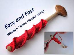 Cutting paracord can leave frayed edges. How To Make A Wooden House Spoon Handle Wrap Paracord Dna Knot Youtube