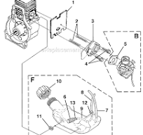 Homelite Trimmer UT-20706 - OEM Parts & Repair Help ...