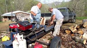Two Way Log Splitter Homemade Log Splitter Wood Splitter Easy Woodworking Diy