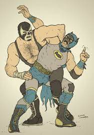 Dark Knight Rises By Ramon Villalobos Luchador Comic Books Art Batman Art