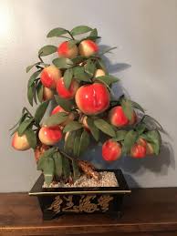 The jujube tree (sometimes called the chinese date tree) bears succulent fruit. Vintage Chinese Hardstone Fruit Flowers Bonsai Tree Figurines Knick Knacks Art Collectibles Delage Com Br