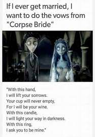 60 Ideas For Wedding Ideas Disney Tim Burton Corpse Bride Wedding Vows Tim Burton